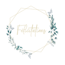 Félicitations élégantes avec une couronne verte